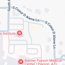 Mapa Do Google Da Banner Payson Medical Center Hospital
