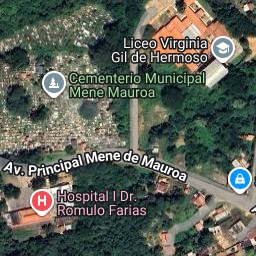 Vista satelital de Complejo Educativo / Liceo Nacional Virginia Gil de Hermoso